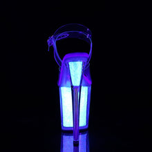 Cargar imagen en el visor de la galería, Tacones Pleaser FLAMINGO-808UVG Transparente Neon Opal
