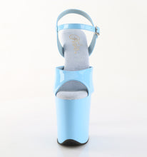 Cargar imagen en el visor de la galería, Tacones Pleaser FLAMINGO-809 - Azul claro charol / Azul claro
