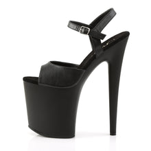 Cargar imagen en el visor de la galería, Tacones Pleaser FLAMINGO-809 - Negro piel sintética / Negro mate
