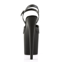 Cargar imagen en el visor de la galería, Tacones Pleaser FLAMINGO-809 - Negro piel sintética / Negro mate

