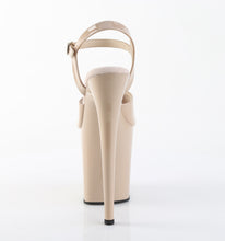Cargar imagen en el visor de la galería, Tacones Pleaser FLAMINGO-809 - Nude charol / Nude
