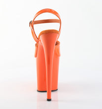 Cargar imagen en el visor de la galería, Tacones Pleaser FLAMINGO-809 - Naranja charol / Naranja
