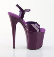 Cargar imagen en el visor de la galería, Tacones Pleaser FLAMINGO-809 - Morado charol / Morado
