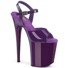 Cargar imagen en el visor de la galería, Tacones Pleaser FLAMINGO-809 - Morado charol / Morado
