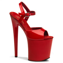 Cargar imagen en el visor de la galería, Tacones Pleaser FLAMINGO-809 - Rojo charol / Rojo
