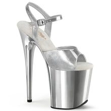 Carregar imagem no visualizador da galeria, Zapatos Pleaser FLAMINGO-809 Slv Metallic Pu/Slv Chrome
