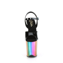 Cargar imagen en el visor de la galería, Tacones Pleaser FLAMINGO-809RC Negro Charol Rainbow
