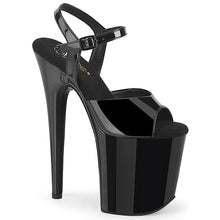 Cargar imagen en el visor de la galería, Tacones Pleaser FLAMINGO-809WR - Negro Charol
