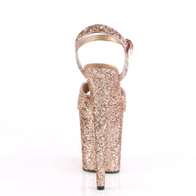 Cargar imagen en el visor de la galería, Tacones Pleaser FLAMINGO-810LG Oro Rosa Purpurina

