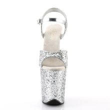 Cargar imagen en el visor de la galería, Tacones Pleaser FLAMINGO-810LG Plata Gltr

