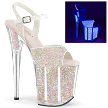Load image into Gallery viewer, Tacones Pleaser FLAMINGO-810UVG Neon Opal Purpurina
