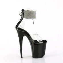 Carregar imagem no visualizador da galeria, Tacones Pleaser FLAMINGO-824RS Transparente Negro
