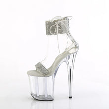 Carregar imagem no visualizador da galeria, Tacones Pleaser FLAMINGO-827RS Transparente Plata
