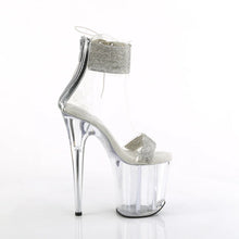 Carregar imagem no visualizador da galeria, Tacones Pleaser FLAMINGO-827RS Transparente Plata
