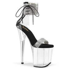 Carregar imagem no visualizador da galeria, Tacones Pleaser FLAMINGO-827RS Transparente Negro

