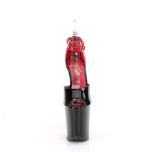 Carregar imagem no visualizador da galeria, Tacones Pleaser FLAMINGO-868 Negro Rojo Charol
