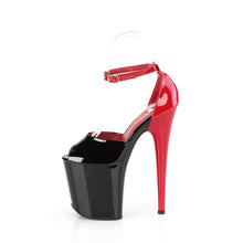 Carregar imagem no visualizador da galeria, Tacones Pleaser FLAMINGO-868 Negro Rojo Charol
