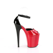 Carregar imagem no visualizador da galeria, Tacones Pleaser FLAMINGO-868 Rojo Negro Charol
