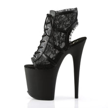 Cargar imagen en el visor de la galería, Tacones Pleaser FLAMINGO-896LC Negro Lace Mate
