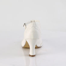 Load image into Gallery viewer, Tacones Pin Up Couture FLAPPER-26 Blanco Pu
