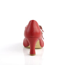 Carregar imagem no visualizador da galeria, Tacones Pin Up Couture FLAPPER-35 Rojo Piel Sintética
