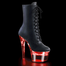 Cargar imagen en el visor de la galería, Tacones Pleaser FLASHDANCE-1020-7 Negro Piel Sintética
