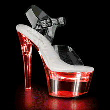 Cargar imagen en el visor de la galería, Tacones Pleaser FLASHDANCE-708 Transparente
