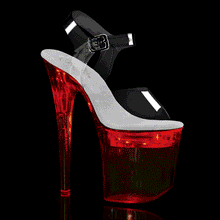 Load image into Gallery viewer, Tacones Pleaser FLASHDANCE-808 Transparente
