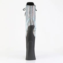 Carregar imagem no visualizador da galeria, Tacones Pleaser FORBIDDEN-1020RS Plata Negro Mate
