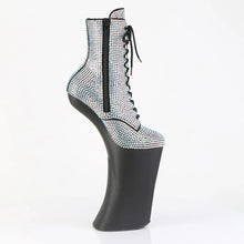 Carregar imagem no visualizador da galeria, Tacones Pleaser FORBIDDEN-1020RS Plata Negro Mate
