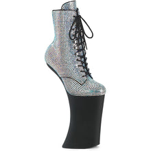 Carregar imagem no visualizador da galeria, Tacones Pleaser FORBIDDEN-1020RS Plata Negro Mate
