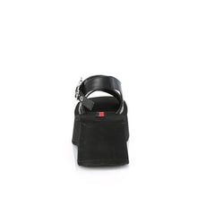 Load image into Gallery viewer, Sandalias Demonia FUNN-10 Negro Piel vegana
