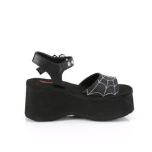 Load image into Gallery viewer, Sandalias Demonia FUNN-10 Negro Piel vegana
