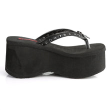 Carregar imagem no visualizador da galeria, Sandalias Demonia FUNN-33 Negro Piel vegana
