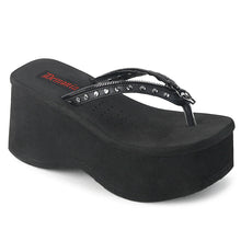 Carregar imagem no visualizador da galeria, Sandalias Demonia FUNN-33 Negro Piel vegana
