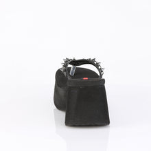 Cargar imagen en el visor de la galería, Zapatos con plataforma Demonia FUNN-35 - Negro piel vegana
