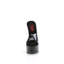 Carregar imagem no visualizador da galeria, Tacones Pleaser GLEAM-601 Transparente Negro
