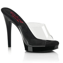 Cargar imagen en el visor de la galería, Tacones Fabulicious GLORY-501 Transparente Negro
