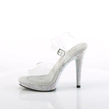 Load image into Gallery viewer, Tacones Fabulicious GLORY-508DM Transparente Plata

