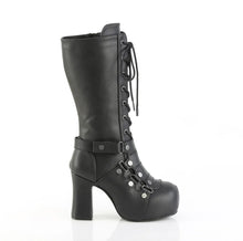 Carregar imagem no visualizador da galeria, Botas Demonia GOTHIKA-152 Negro Piel vegana
