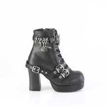 Load image into Gallery viewer, Botines Demonia GOTHIKA-66 Negro Piel vegana
