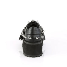 Carregar imagem no visualizador da galeria, Zapatos con plataforma Demonia GRAVEDIGGER-03 Negro Piel vegana
