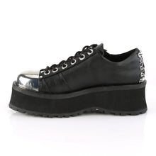 Load image into Gallery viewer, Zapatos con plataforma Demonia GRAVEDIGGER-04 Negro Piel vegana
