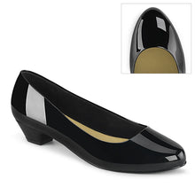 Carregar imagem no visualizador da galeria, Tacones Pleaser Pink Label GWEN-01 Negro Charol
