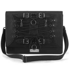 Load image into Gallery viewer, Calzado Demonia HB-661 Negro Piel vegana

