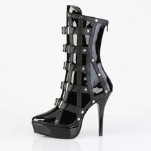 Cargar imagen en el visor de la galería, Botas Devious INDULGE-1038 Negro Charol
