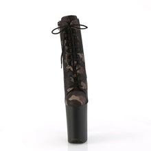 Carregar imagem no visualizador da galeria, Tacones Pleaser INFINITY-1020CM Verde Camo Negro
