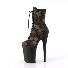 Carregar imagem no visualizador da galeria, Tacones Pleaser INFINITY-1020CM Verde Camo Negro
