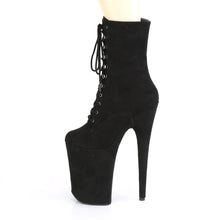 Cargar imagen en el visor de la galería, Tacones Pleaser INFINITY-1020FS Negro Faux Suede

