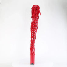 Cargar imagen en el visor de la galería, Tacones Pleaser INFINITY-3028 Rojo Str Charol
